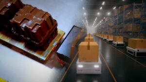 Así trabaja un remolcador autónomo en una línea de ensamble