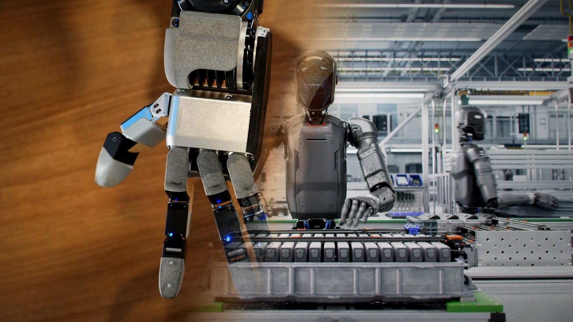 Portada de la nota de Industridea: Boston Dynamics quita el meñique a Atlas: nueva mano de 4 dedos